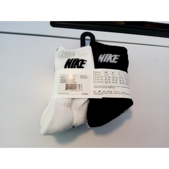 Nike Other - NIKE Boys Cushioned Crew Socks (6 Pairs) Fits Youth Shoe Size 7C-10C